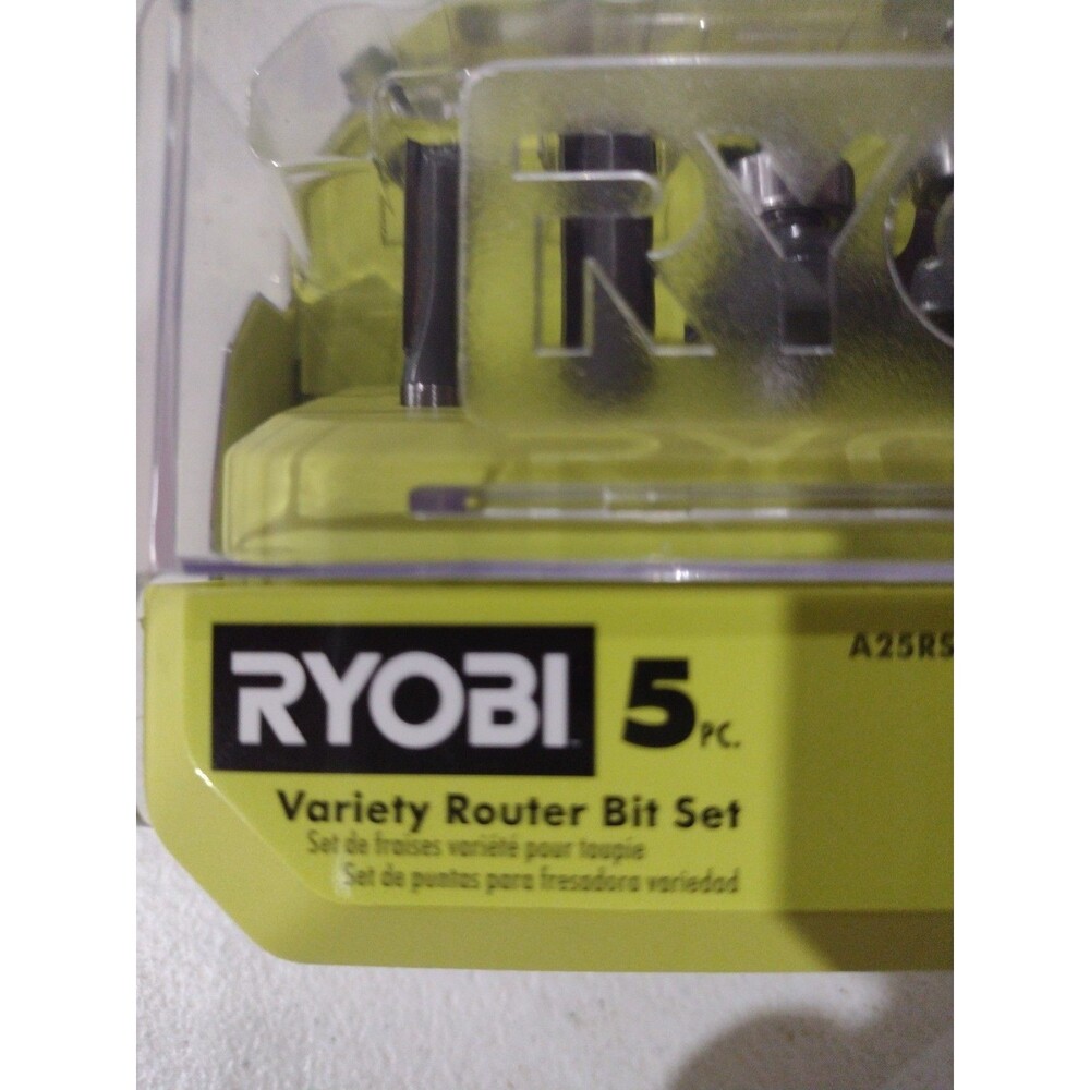RYOBI Variety Router Bit Set 5-Piece (352 - Picture 3 of 4